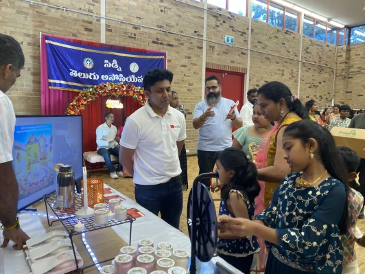 Telugu Diwali Celebrations Guardia at Telugu community gatherings in Sydney at Telugu Diwali Association celebrations October 2024