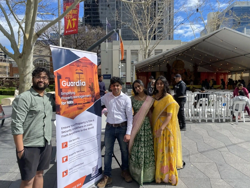 Ganesh Navratri Celebrations Guardia community partner at Telugu NRI gatherings in Sydney at Ganesh Navratri celebrations October 2024