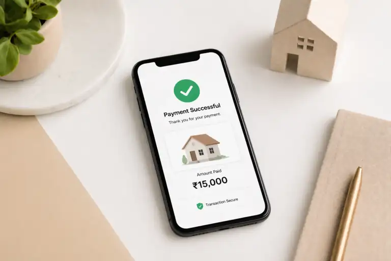 Secure online rent payment and escrow management for NRI property owners in Kovvur, Eluru